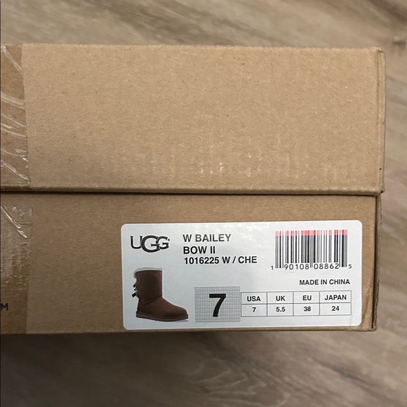 UGG Chestnut Bailey Bow Women’s 7 - Picture 11 of 12